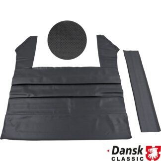 Roof inner liner set, vinyl, black (without sunroof)