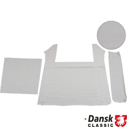 Roof inner liner set, vinyl, white (with sunroof)