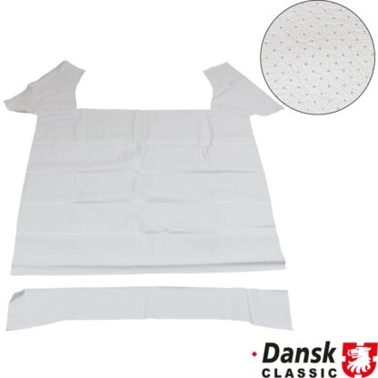 Roof inner liner set, vinyl, white (without sunroof)