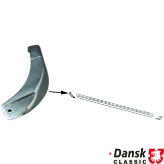 End piece for rocker panel decor, right front, left rear