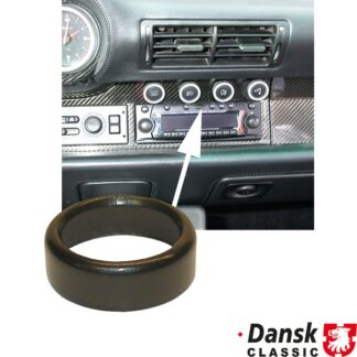 Decor ring for switches, alu, black anodized