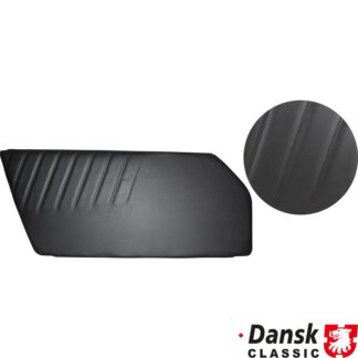 Interior door panel, vinyl, black, left