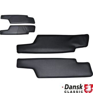 Sun visor set, black/black, left/right, without bracket and clips