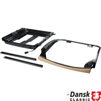 Seat frame, bottom and backrest, metal, left. Without seat adjusters - can be bought seperate