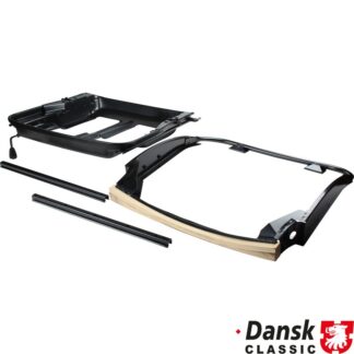 Seat frame, bottom and backrest, metal, right. Without seat adjusters - can be bought seperate