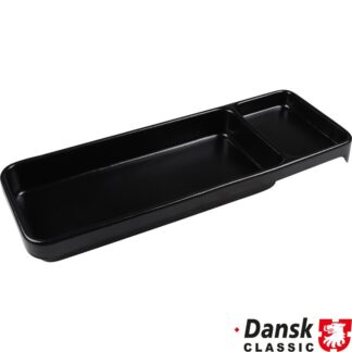 Center console tray, black plastic