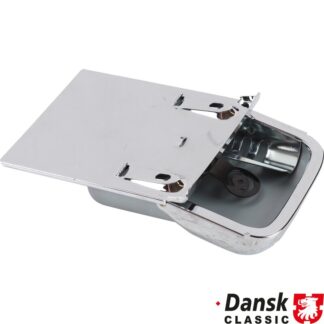 Ashtray with mounting plate, chrome