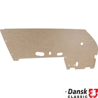 Interior door panel without lining, with cut-outs, left/right
