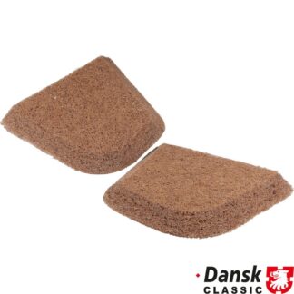 Seat upholstery set, rear seat, left/right, natural fibers