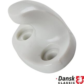 Coat hook, white. Without screws. 2 pieces of 90014300502 needed