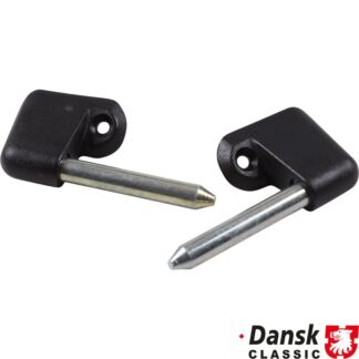 Sun visor holder set, left/right, black, 2 pieces