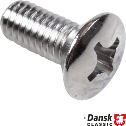Screw, countersunk, for seat, front, M6x1x16 mm, chrome