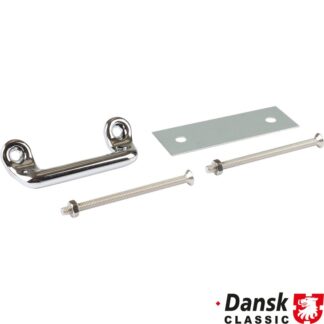 Luggage strap clamp, chrome