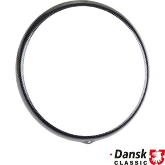 Headlight rim, metal, carbon look