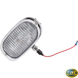 Fog lamp with clear glass, front, Hella