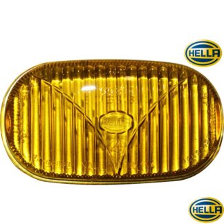 Lens for fog lamp, yellow, left/right