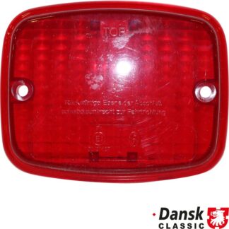 Lens for fog lamp, rear, red, left/right, without E-mark. NOT STREET LEGAL IN EU