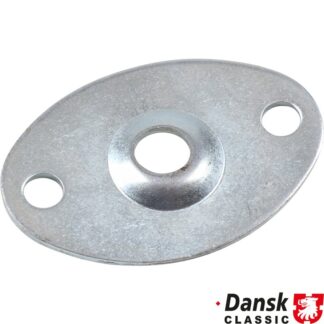 Tensioning plate for fog light mounting, outer, left/right
