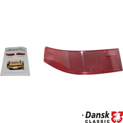 Lens for tail light, red, left, with E-mark