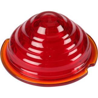 Lens for tail light, red, left/right. Height 30 mm