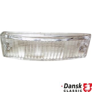 Lens for indicator, front, clear, left/right, with E-mark