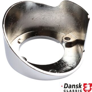Bracket for indicator, front, left. Made of chromed steel