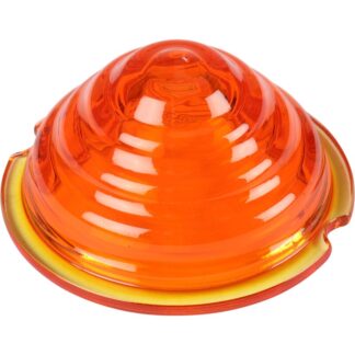 Lens for indicator, orange, front/rear, left/right. Height 30 mm