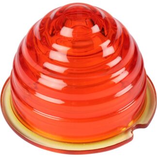 Lens for indicator, orange, front, left/right. Height 40 mm