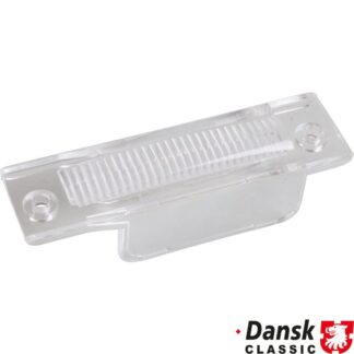 Lens for license plate light