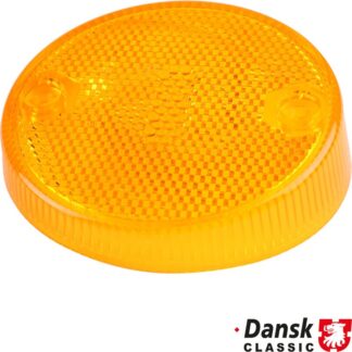 Side marker lamp lens, yellow, left