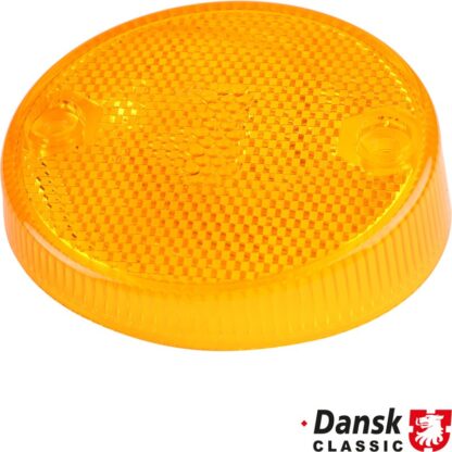 Side marker lamp lens, yellow, left