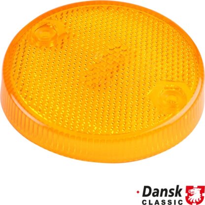 Side marker lamp lens, yellow, right