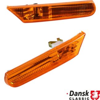 Side marker lamp set, orange, with E-mark