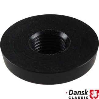 Rosette, black, plastic (5/6 per car)