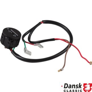 Switch for seat adjustment, black. Vertical adjustment front/rear