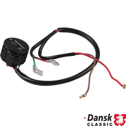 Switch for seat adjustment, black. Vertical adjustment front/rear