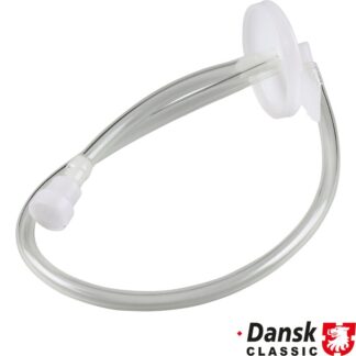 Cap for window washer reservoir with hose