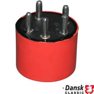 Relay for fuel pump, red, round