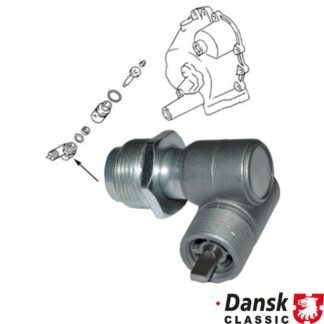 Angle drive for tacho shaft