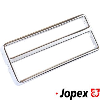 Radio cover, chromed, for Blaupunkt Hamburg, Frankfurt etc.