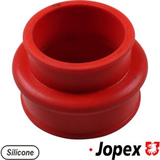 Manifold boot for air intake, silicone, red, heavy duty