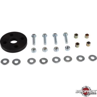 Steering coupler set, black polyurethane, Bugpack