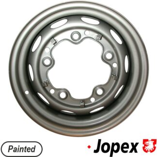 Steel rim, painted, 5.5x15", 5 holes, ET15