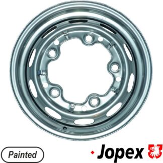 Steel rim, painted, 4.5x15", 5 holes, ET25