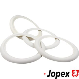 White wall ring, 4 pcs., 15"