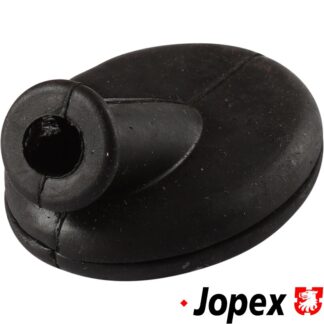 Rubber grommet for speedometer cable, fuel line and brake line
