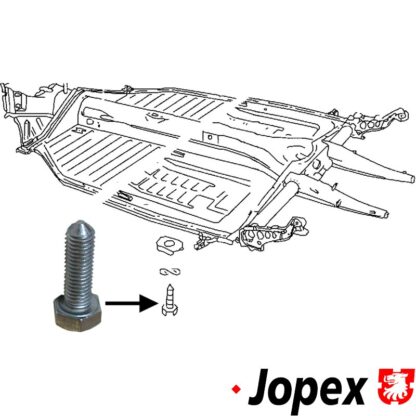 Bolt, Hex HD, for floor pan