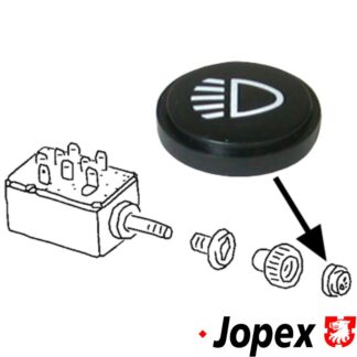 Cap for headlight switch knob