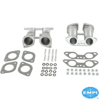 Intake manifold set, dual port, HPMX or IDF, with gaskets