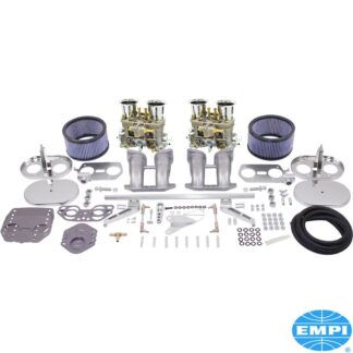 Dual carburettor kit, 40 HPMX, with intake manifolds and air cleaners